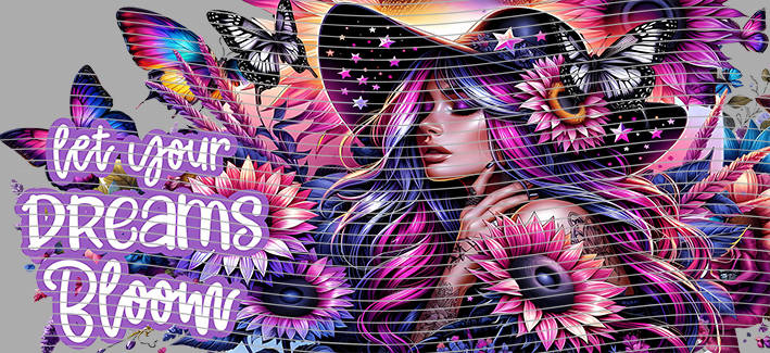 16oz Sunflower Girl-SU-135